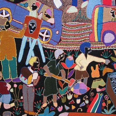 The Yoruba Shrine -  A Vibrant Tapestry Woven from Sacred Traditions and Everyday Life!